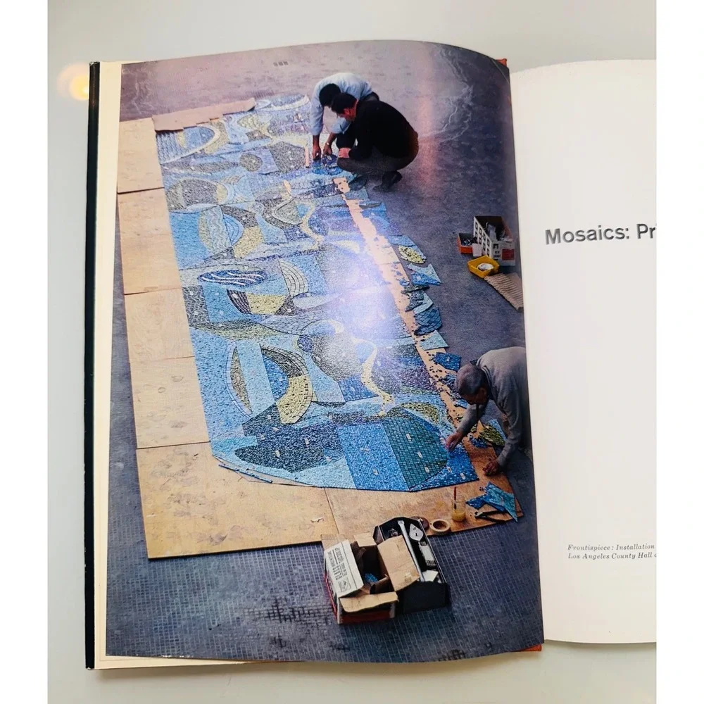 Mosaics Principles and Practice Joseph Young Reinhold Vintage Hardcover Book